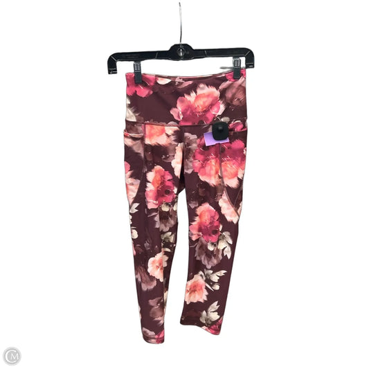 Athletic Capris By Old Navy In Pink, Size: S