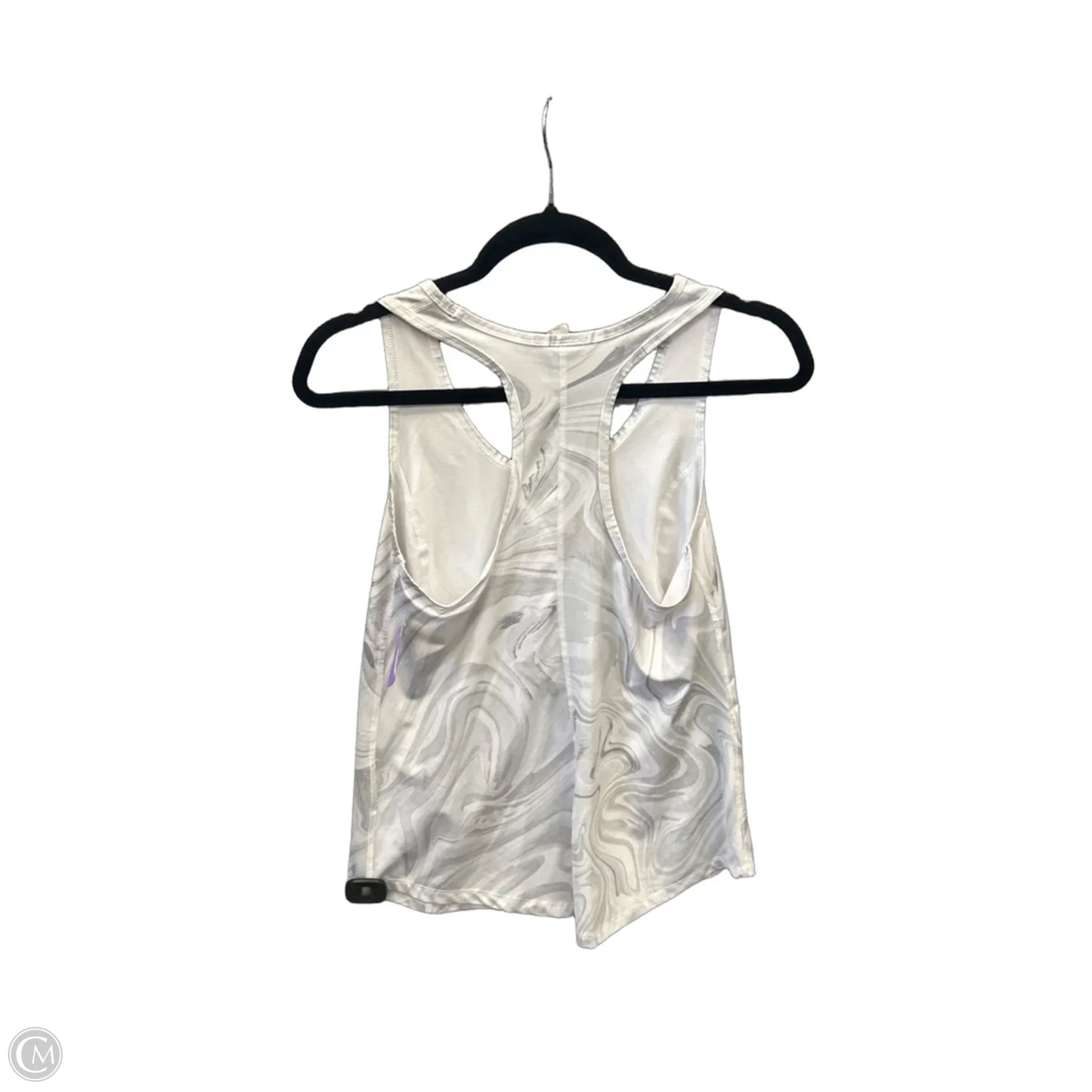 Athletic Tank Top By Fila In Grey & White, Size: S