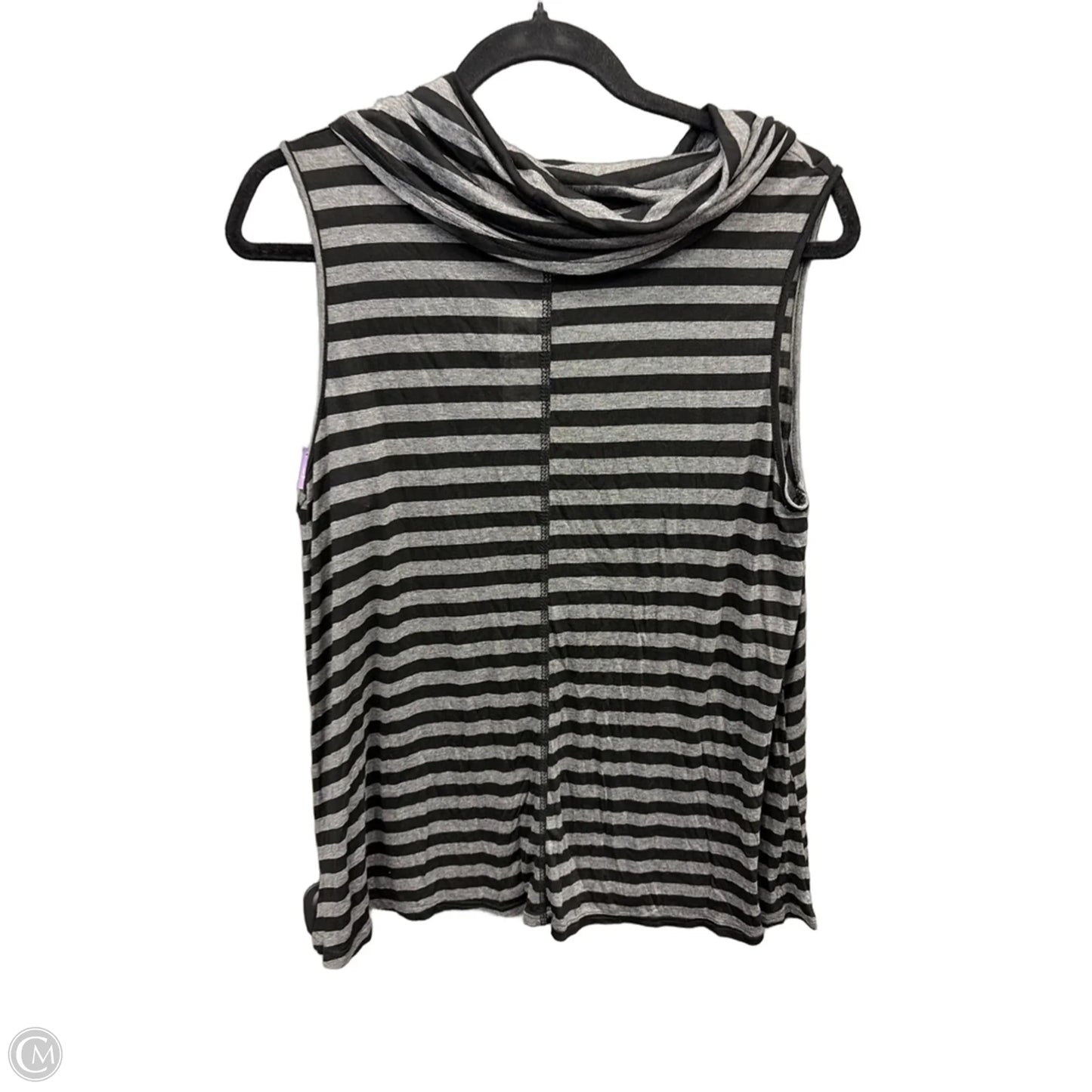 Top Sleeveless By Sweet Pea In Striped Pattern, Size: S