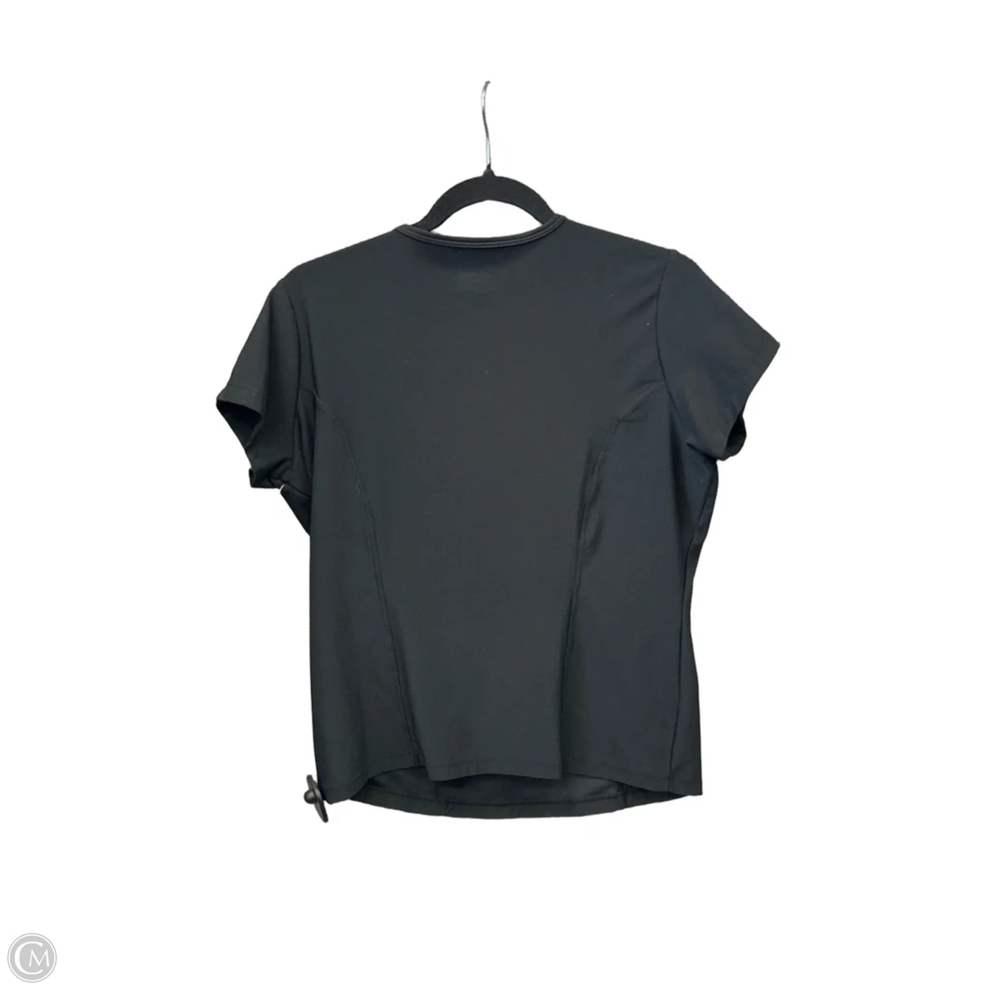 Athletic Top Short Sleeve By Nike Apparel In Black, Size: L