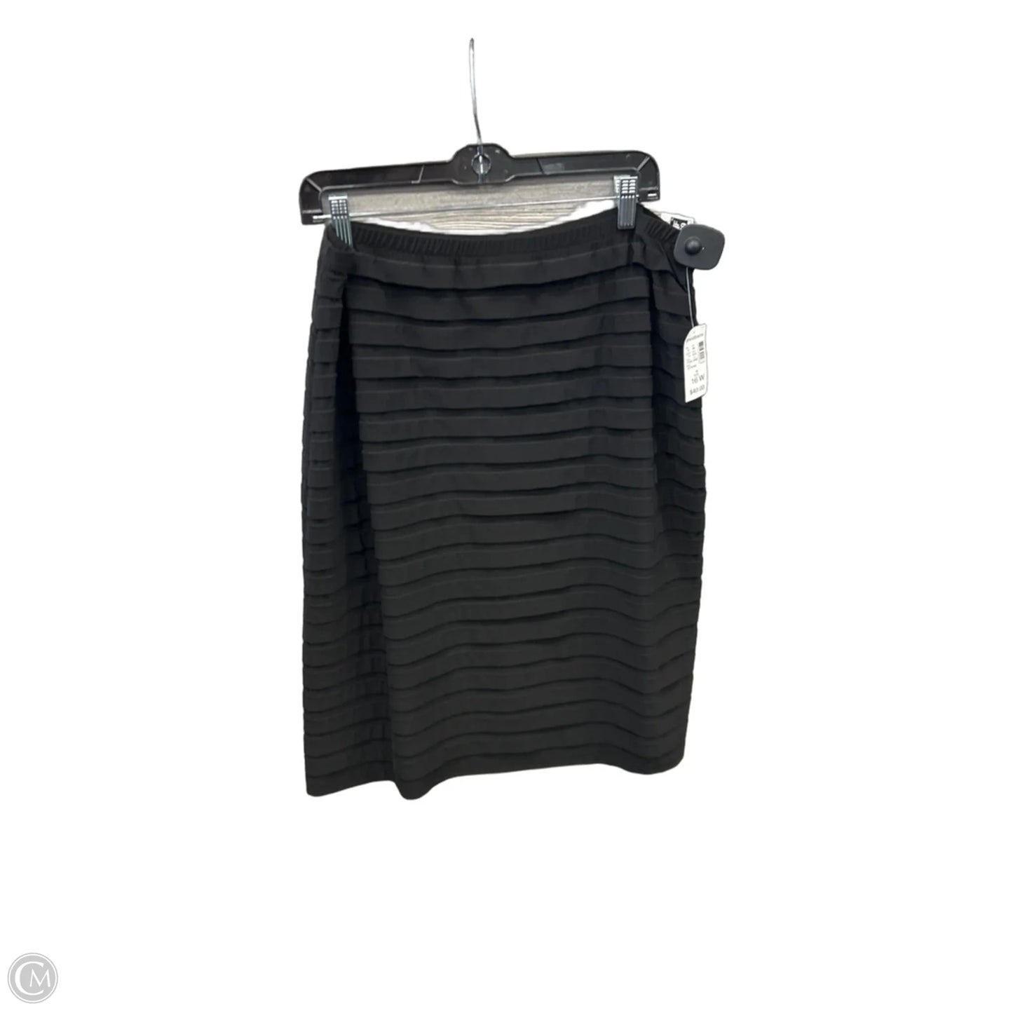 Skirt Midi By Clothes Mentor In Black, Size: 16