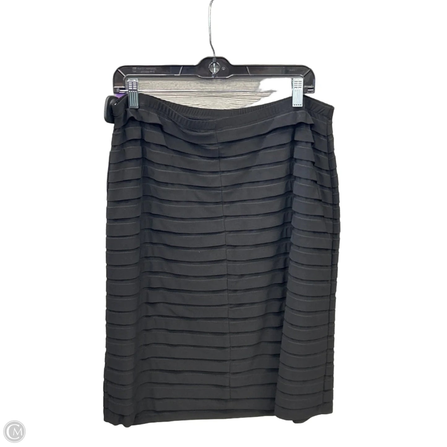 Skirt Midi By Clothes Mentor In Black, Size: 16