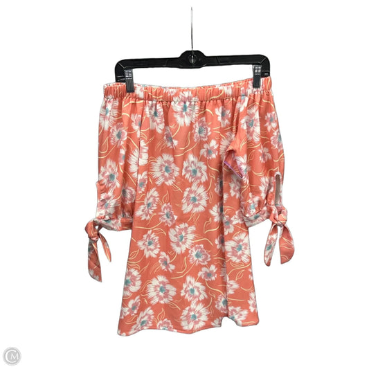 Tunic Short Sleeve By Heyson In Orange, Size: S