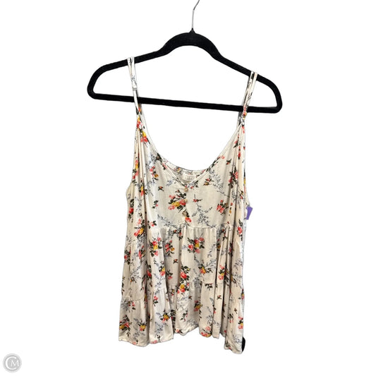 Top Sleeveless By Bke In Tan, Size: 2x