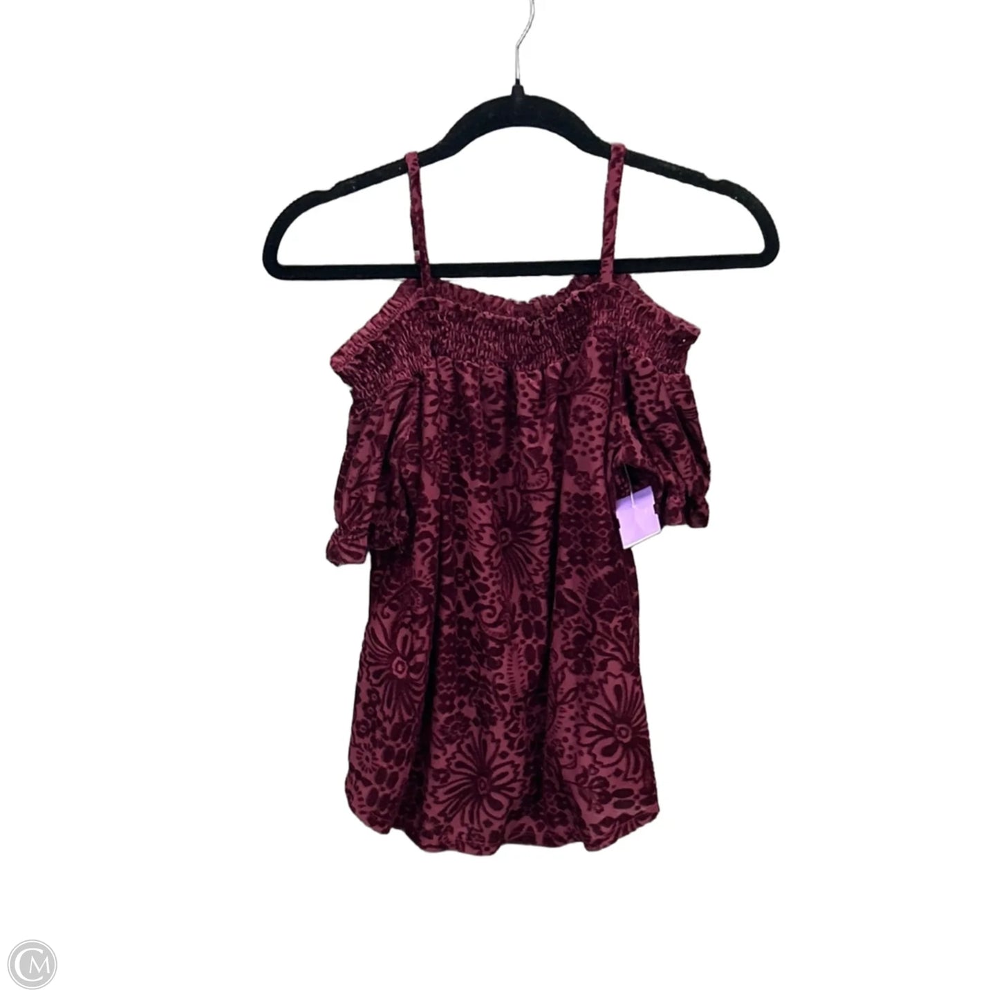 Top Short Sleeve By A Byer In Red, Size: M