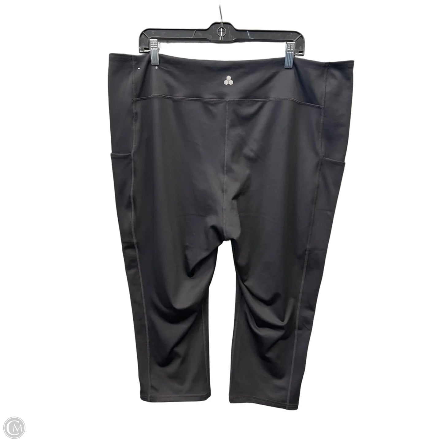 Athletic Capris By Tek Gear In Black, Size: 3x