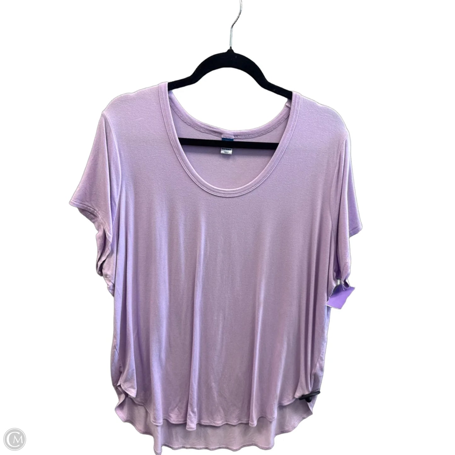 Top Short Sleeve By Old Navy In Purple, Size: Xl