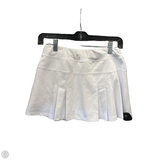 Athletic Skirt By Clothes Mentor In White, Size: Xs