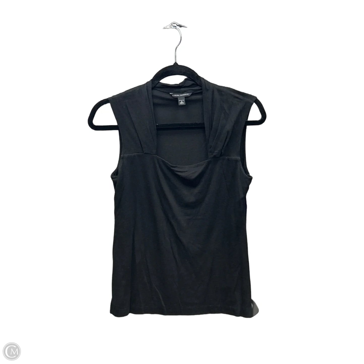 Top Sleeveless By Banana Republic In Black, Size: S