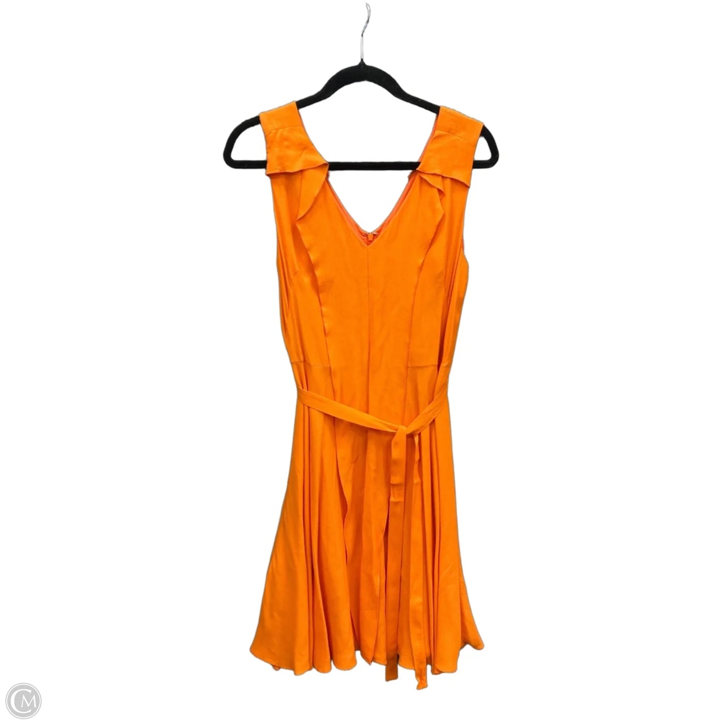 Dress Party Midi By Ann Taylor In Orange, Size: S
