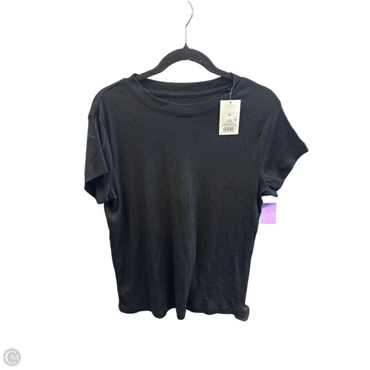 Top Short Sleeve By A New Day In Black, Size: Xl