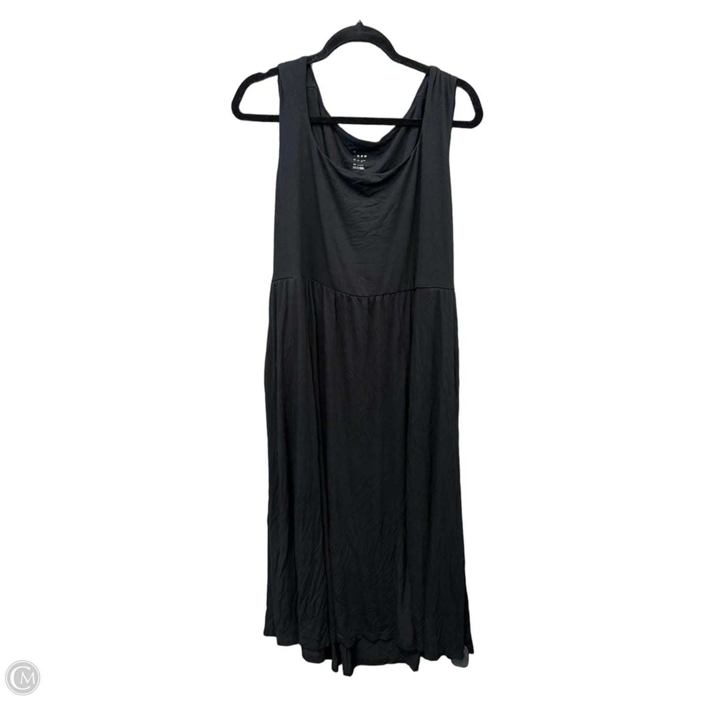 Dress Casual Midi By A New Day In Black, Size: Xxl