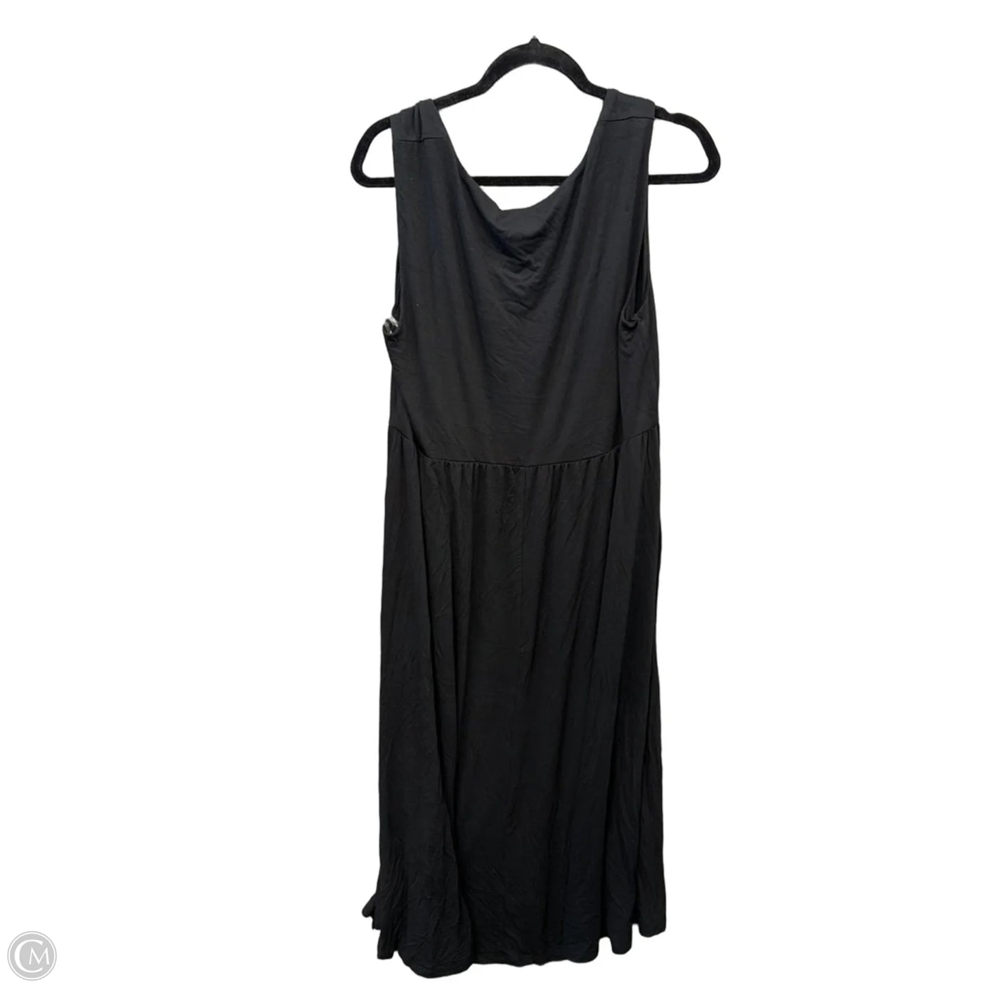 Dress Casual Midi By A New Day In Black, Size: Xxl