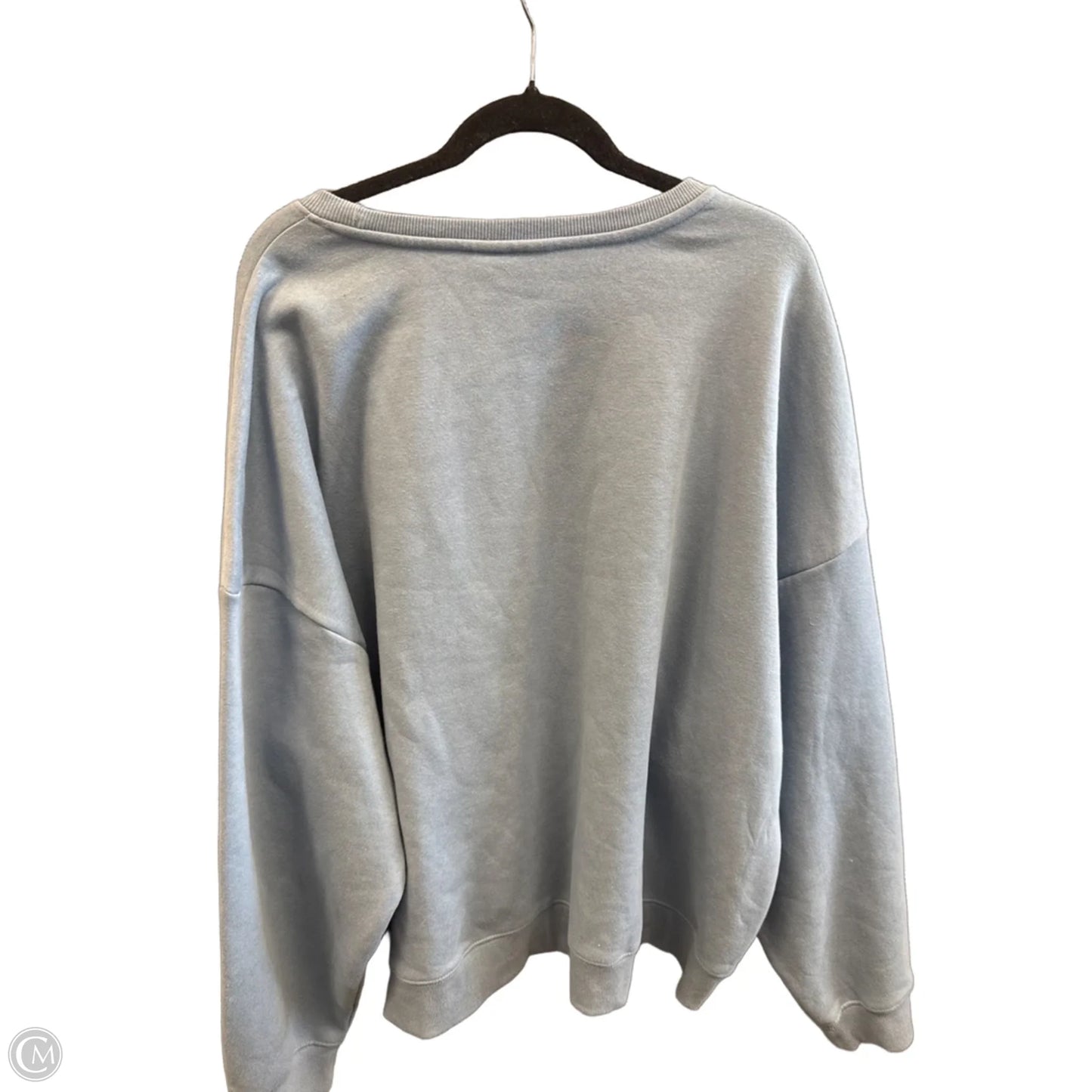 Sweatshirt Crewneck By Clothes Mentor In Blue, Size: Xxl