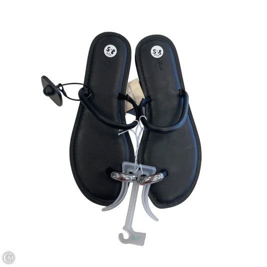 Sandals Flats By Universal Thread In Black, Size: 8.5