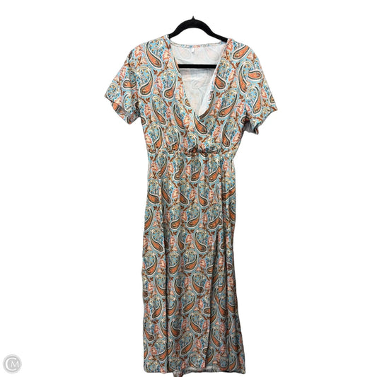 Dress Casual Maxi By Clothes Mentor In Multi-colored, Size: L