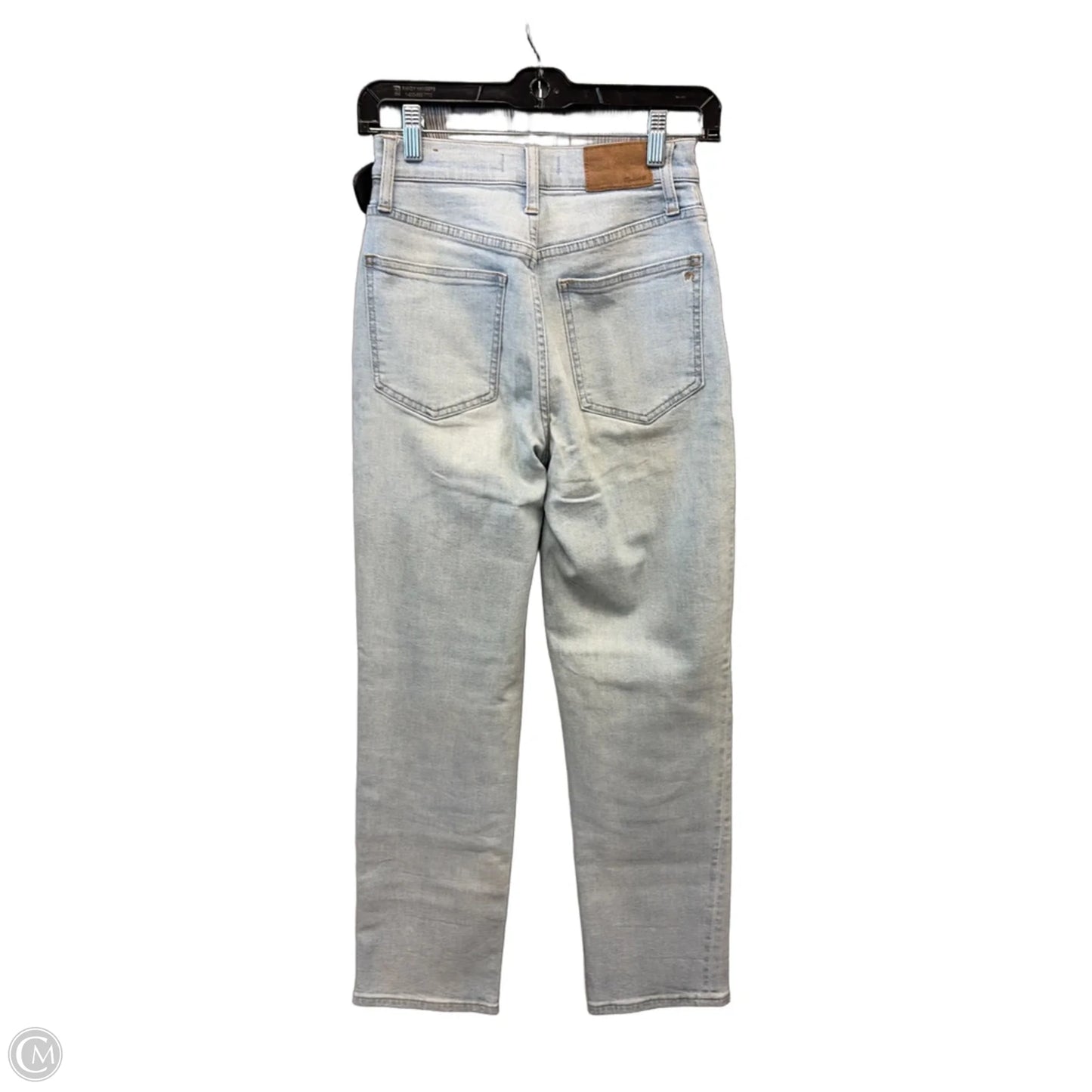 Jeans Straight By Madewell In Blue Denim, Size: 0