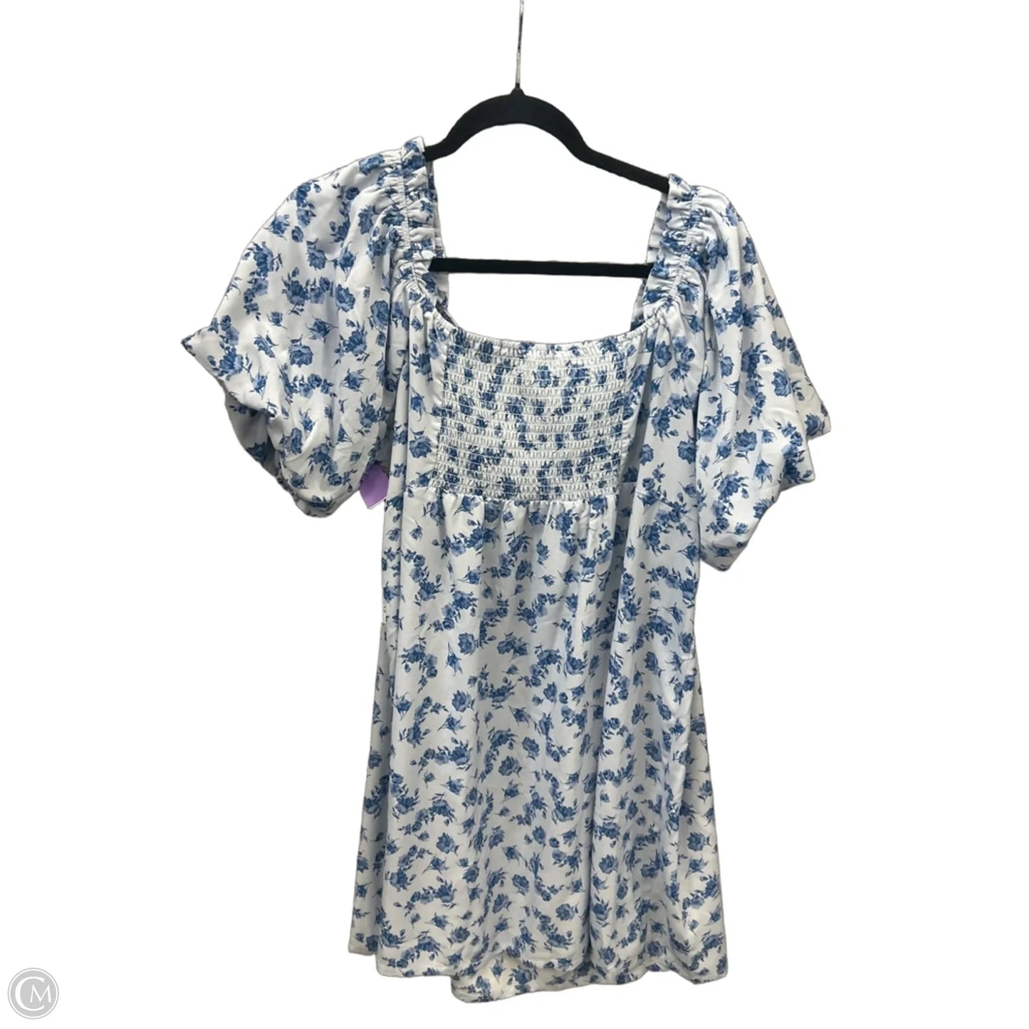 Dress Casual Midi By Emma And Michele In Blue, Size: Xl