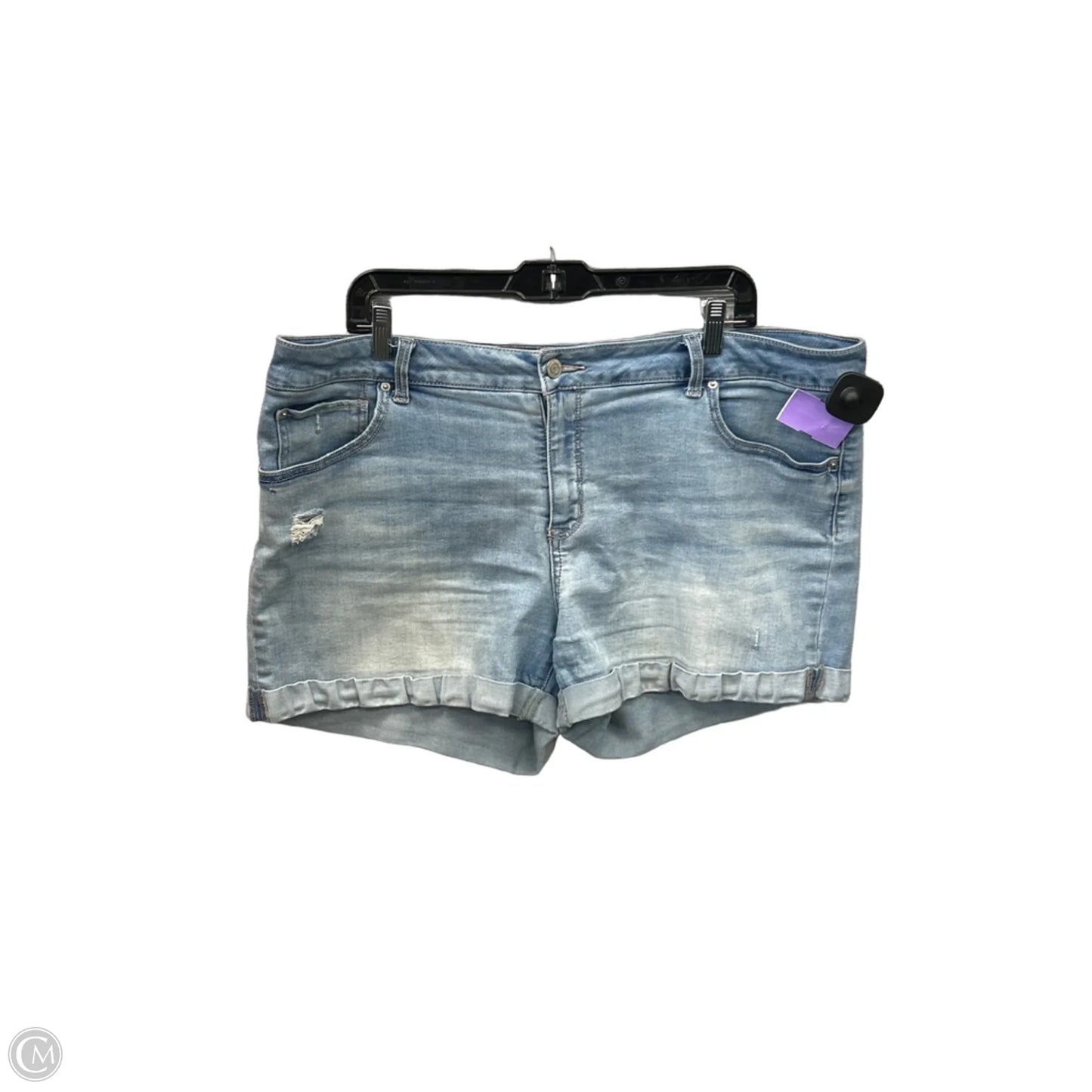 Shorts By Time And Tru In Blue Denim, Size: 18