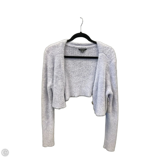 Sweater Cardigan By Clothes Mentor In Purple, Size: L