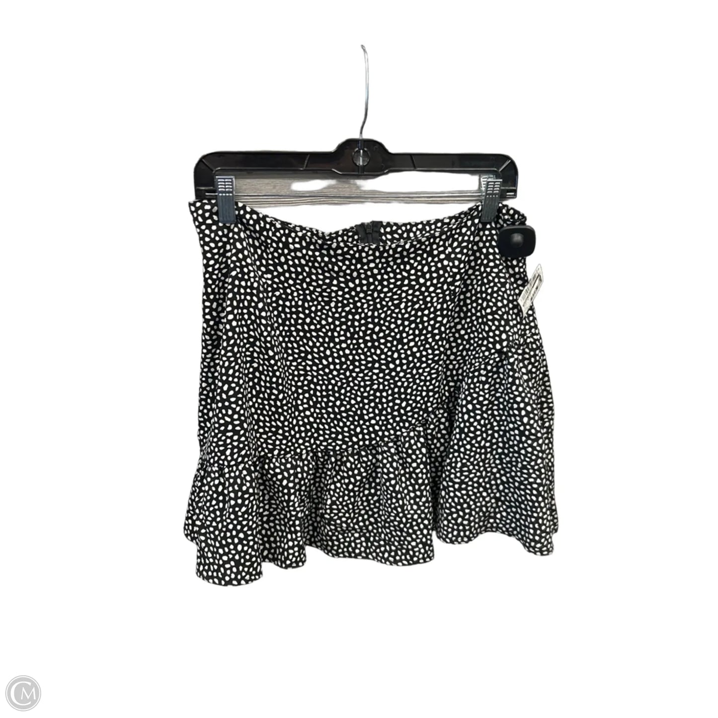 Skirt Set 2pc By Boohoo Boutique In Black & White, Size: M