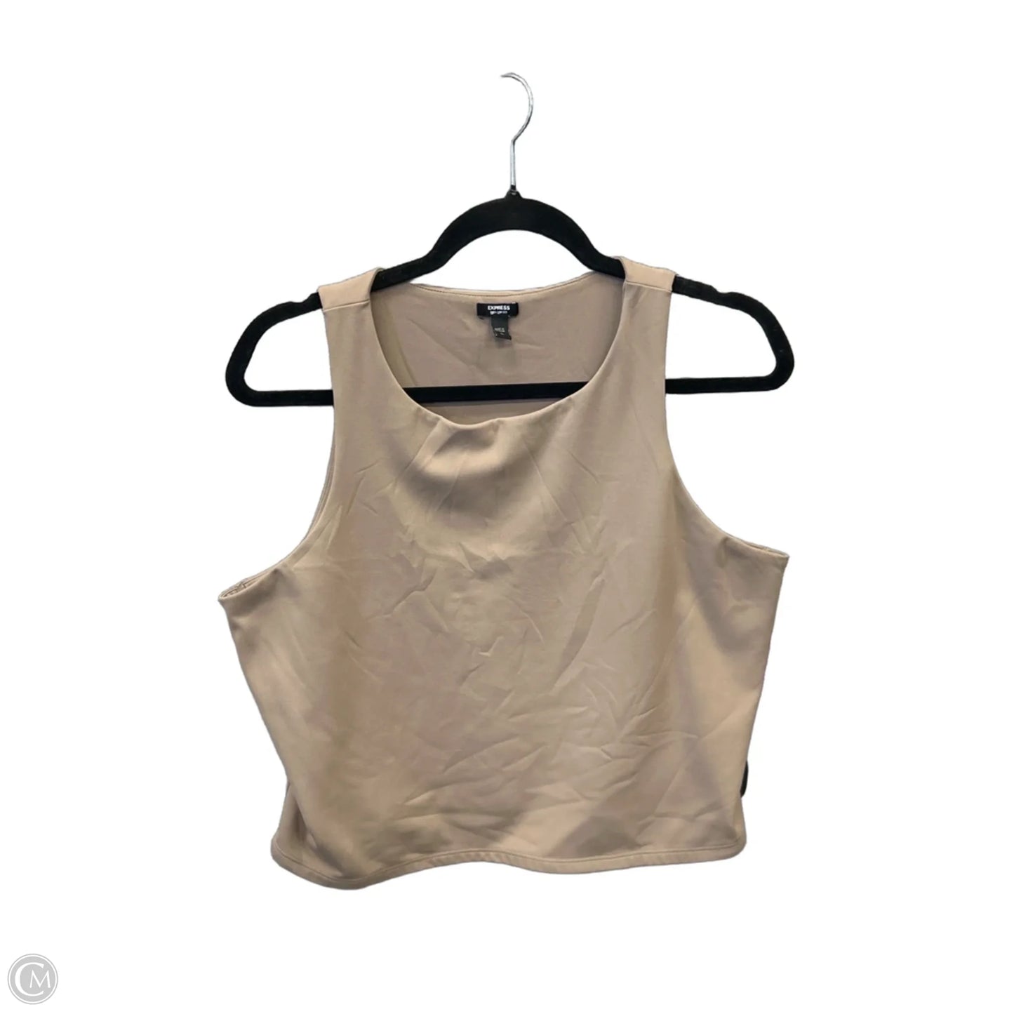 Top Sleeveless By Express In Brown, Size: Xl