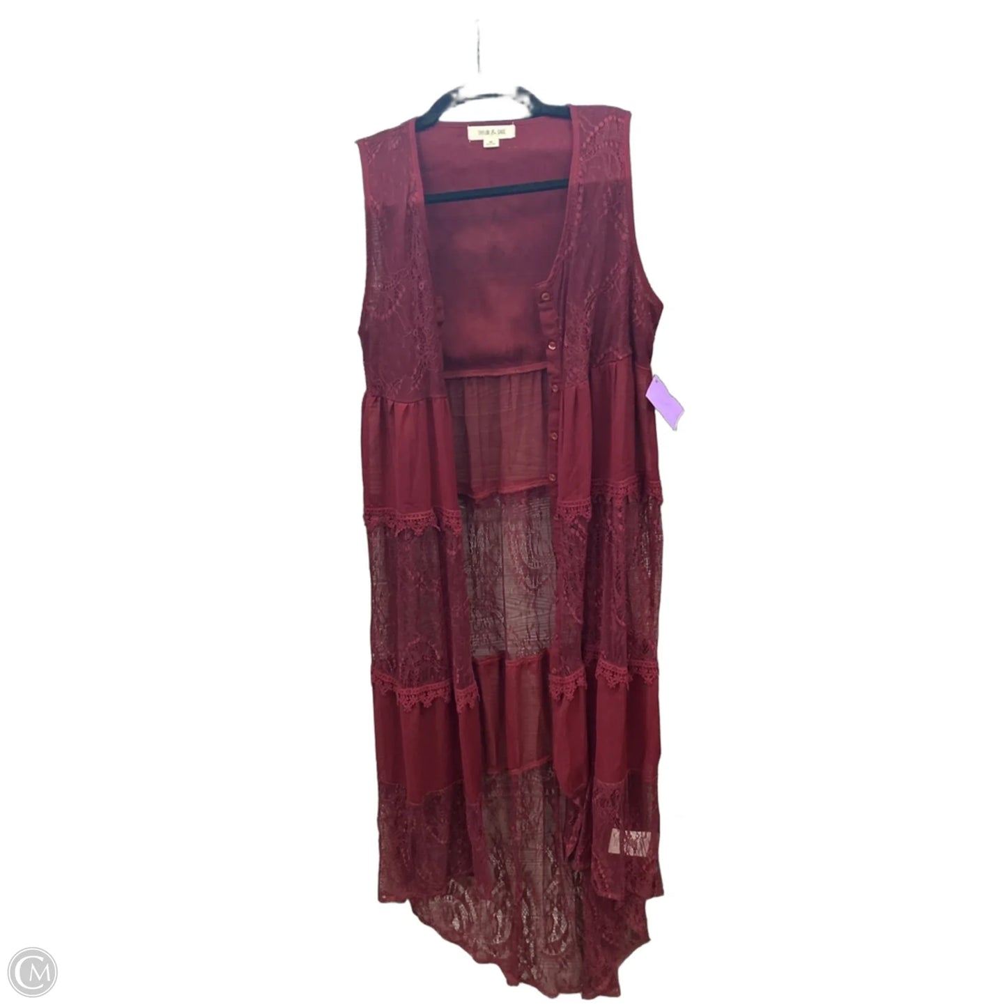 Vest Other By Taylor & Sage In Red, Size: Xs