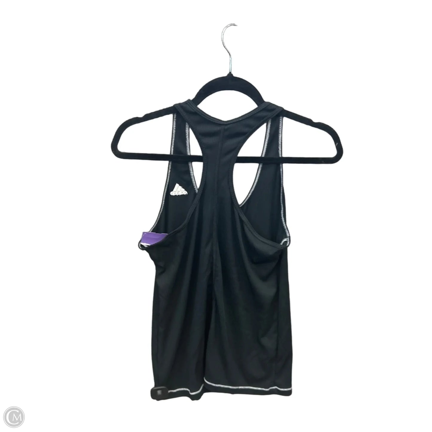 Athletic Tank Top By Adidas In Black, Size: L