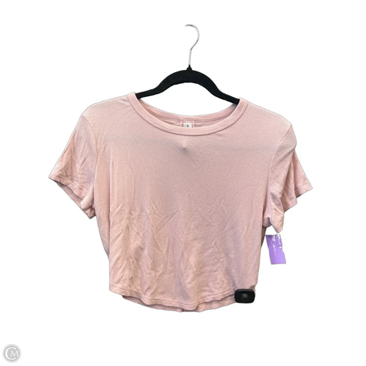 Athletic Top Short Sleeve By All In Motion In Pink, Size: S