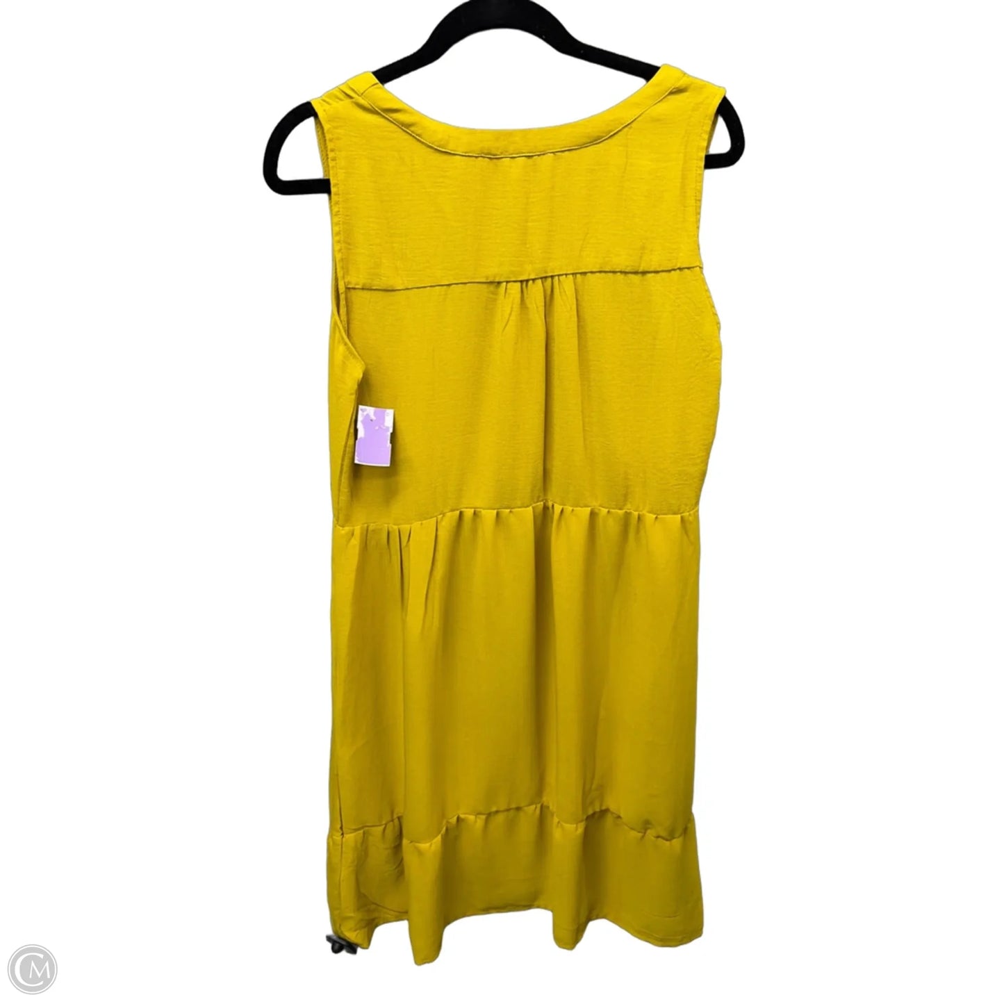 Dress Casual Midi By Kori America In Yellow, Size: S
