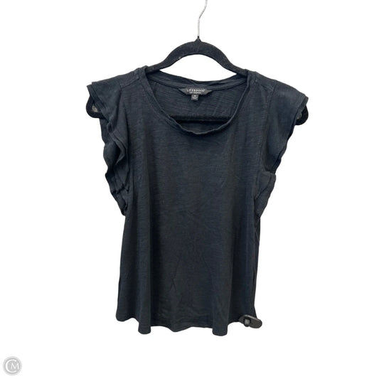 Top Short Sleeve By Liverpool In Black, Size: Xs