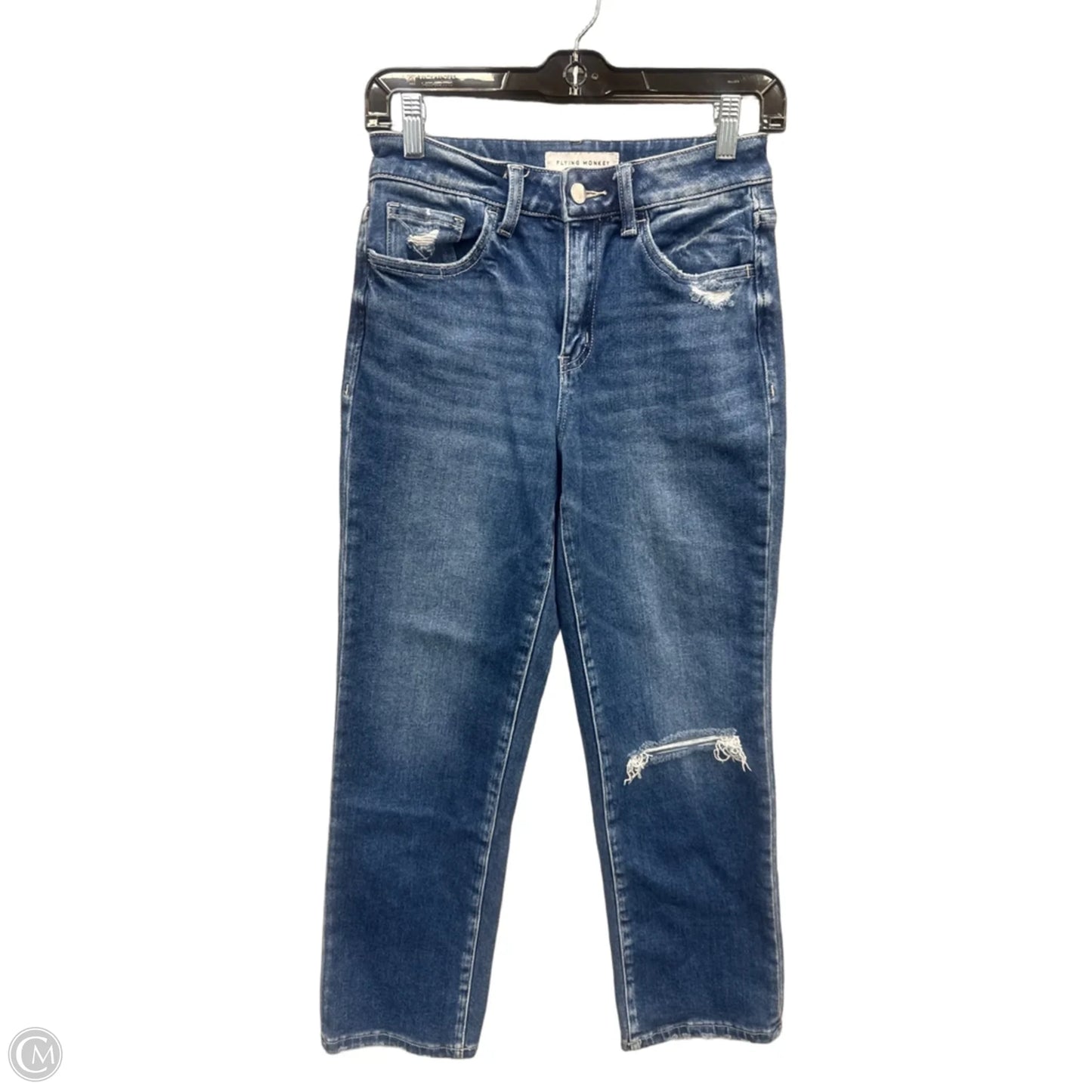 Jeans Skinny By Flying Monkey In Blue Denim, Size: 2