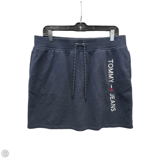 Skirt Midi By Tommy Hilfiger In Navy, Size: 12