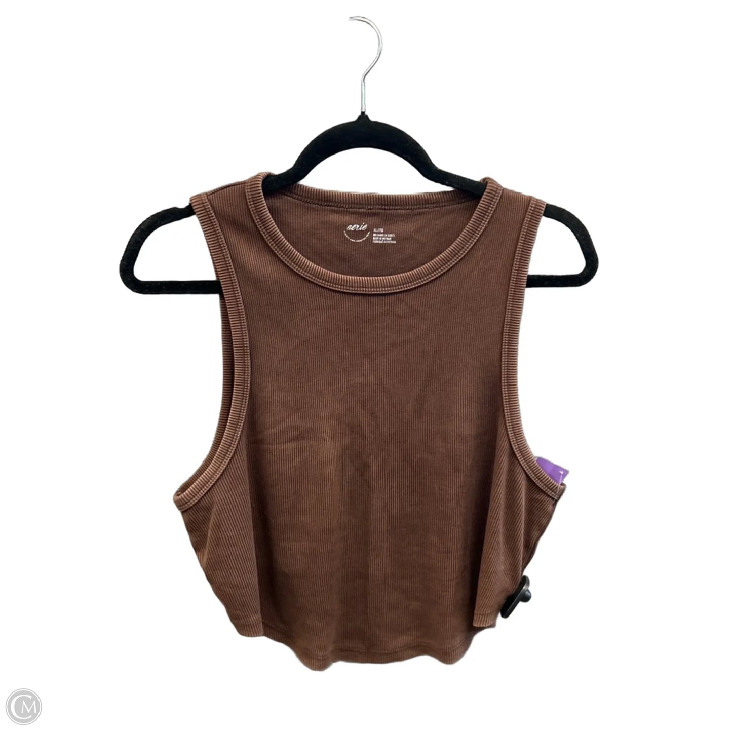 Tank Top By Aerie In Brown, Size: Xl