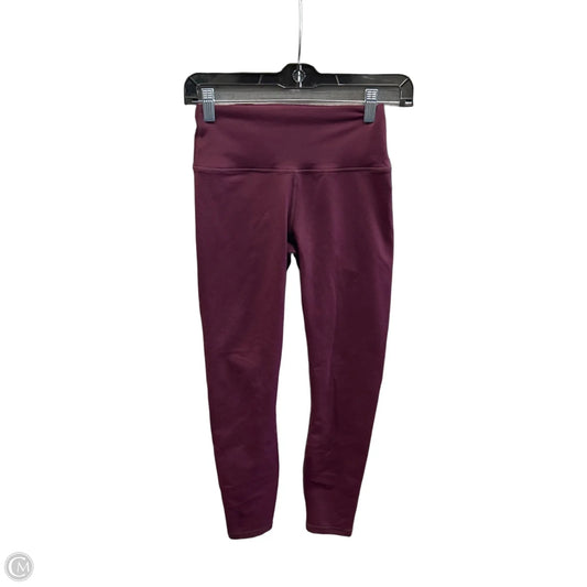 Athletic Leggings By Fabletics In Purple, Size: Xs