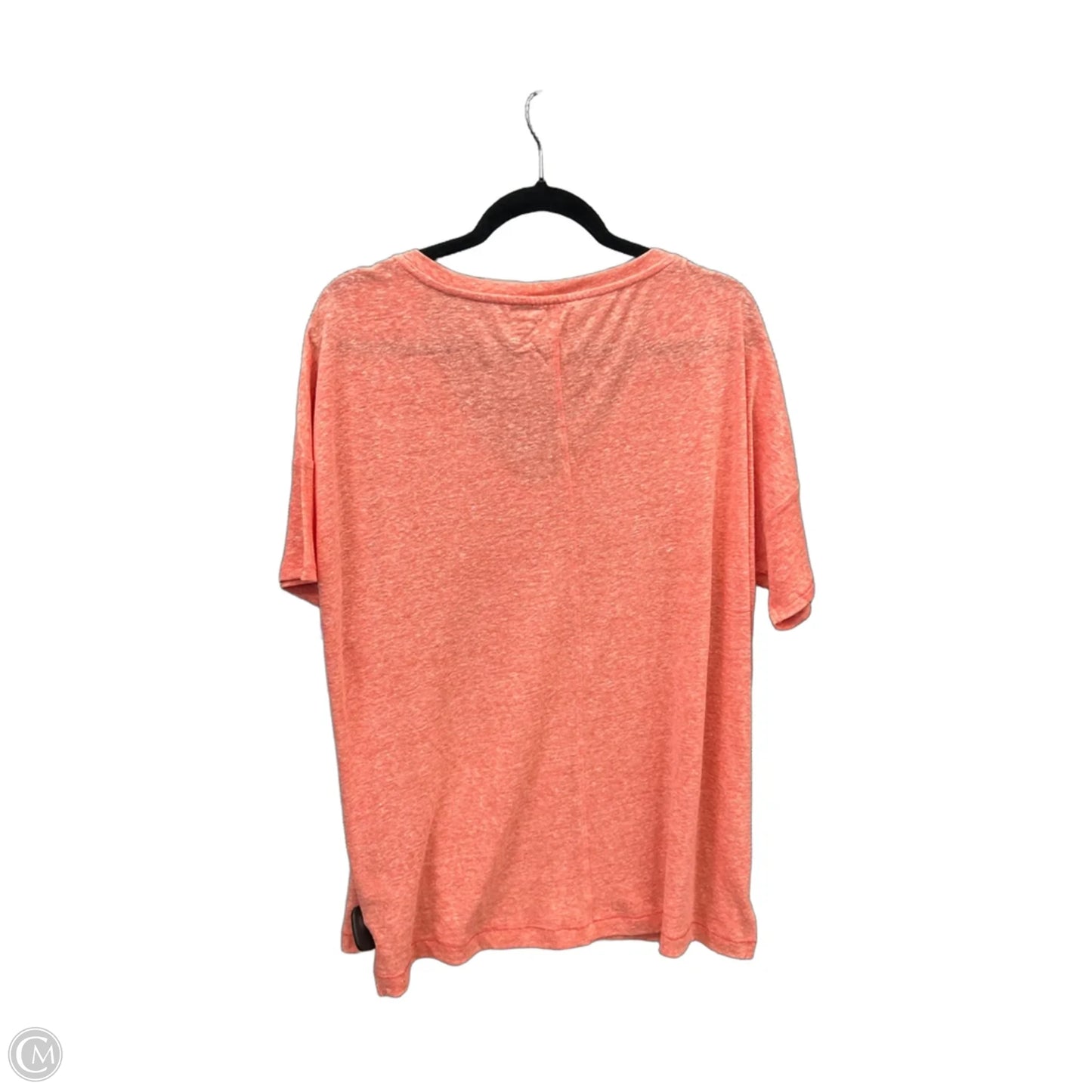 Tunic Short Sleeve By Old Navy In Orange, Size: L