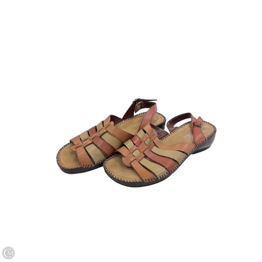 Sandals Flats By St Johns Bay In Multi-colored, Size: 7.5
