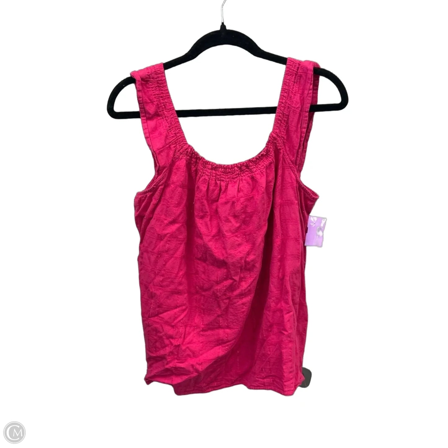Top Sleeveless By Faded Glory In Pink, Size: L