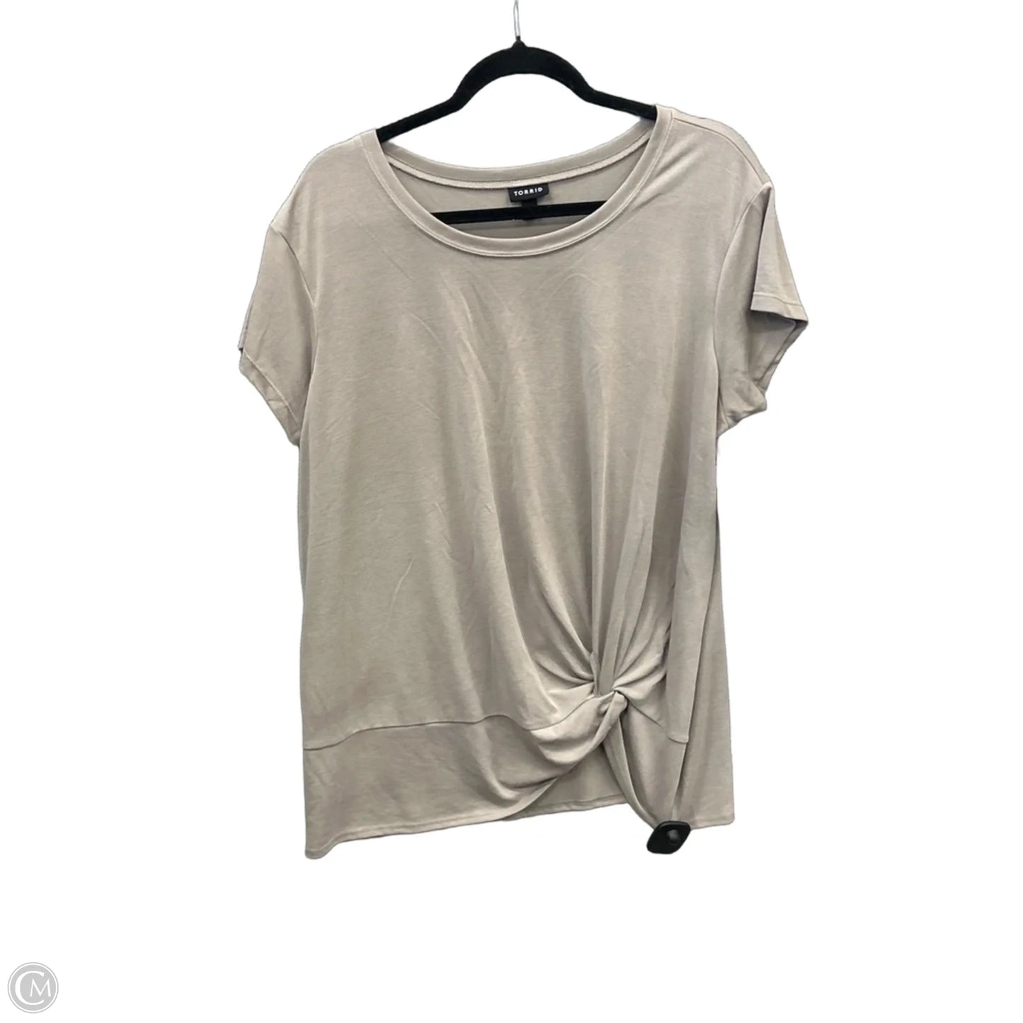 Top Short Sleeve By Torrid In Grey, Size: L