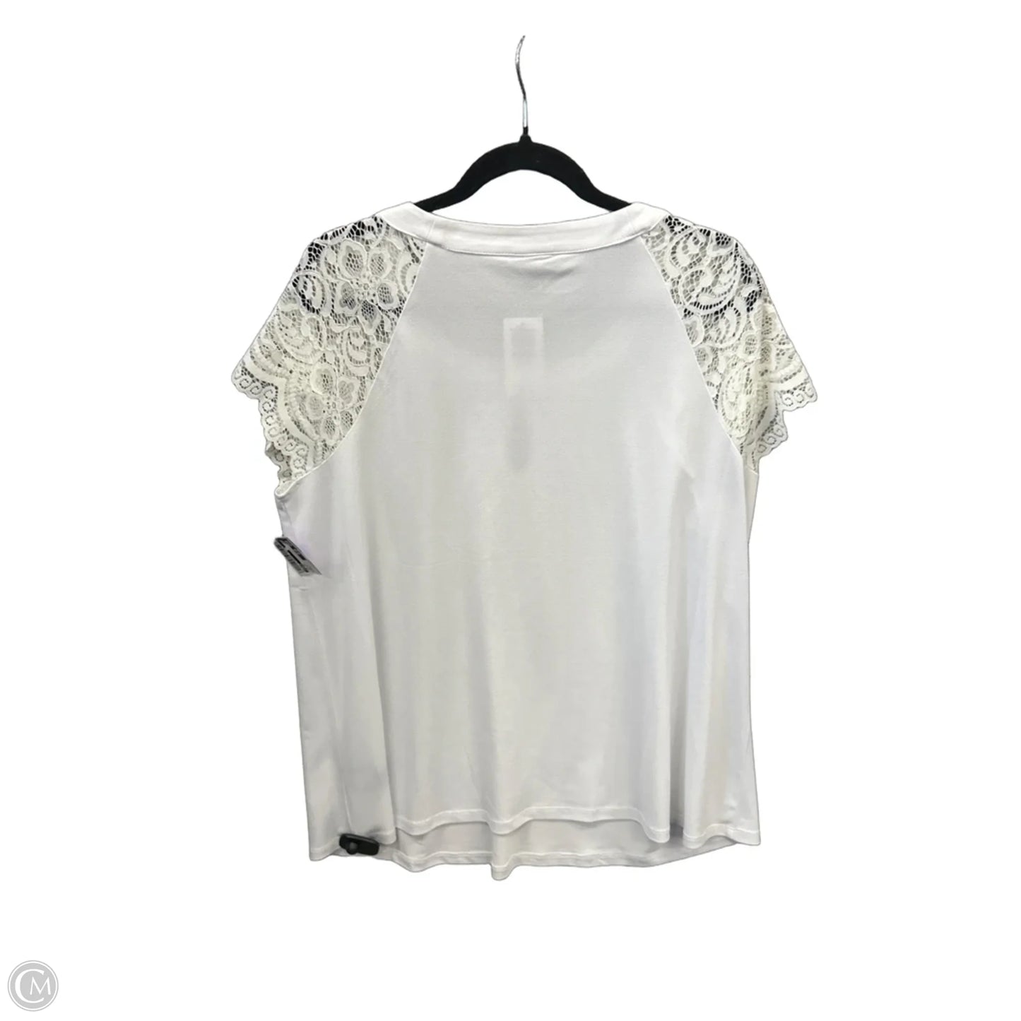 Top Short Sleeve By Torrid In White, Size: Xl