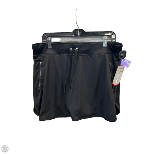 Athletic Skirt By Exertek In Black, Size: 1x