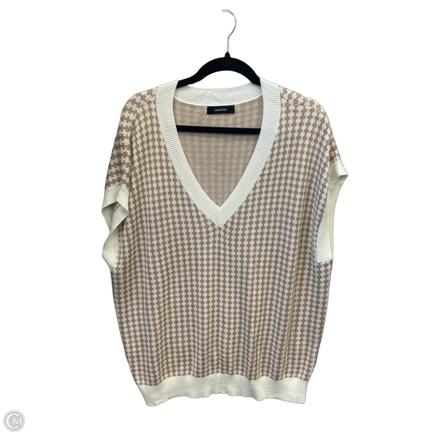 Sweater Short Sleeve By Dokotoo In Brown, Size: 2x
