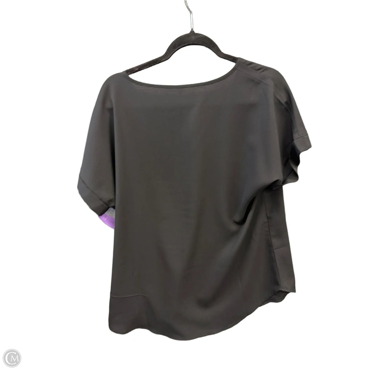 Top Short Sleeve By Zenana In Black, Size: L