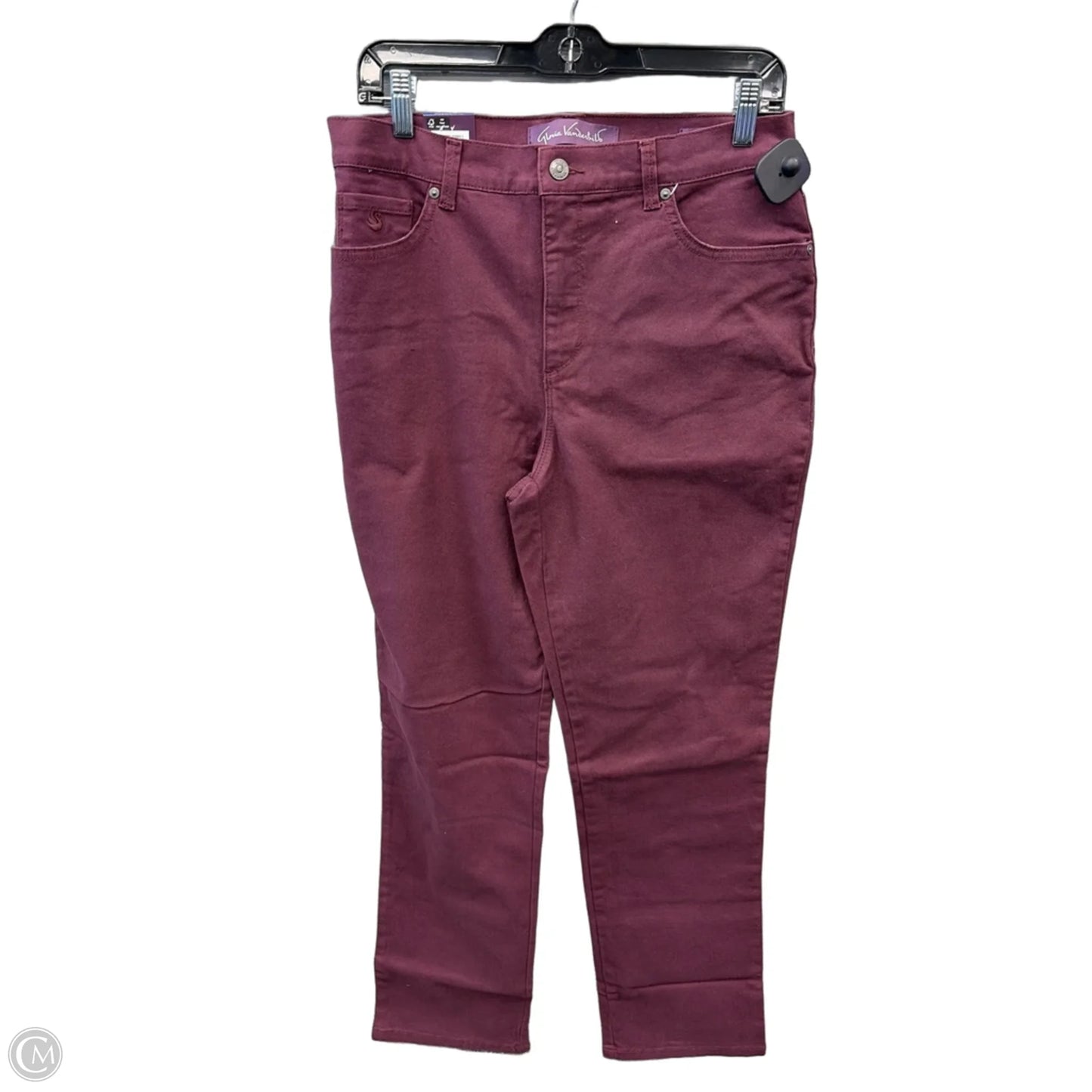 Jeans Straight By Gloria Vanderbilt In Purple, Size: 10