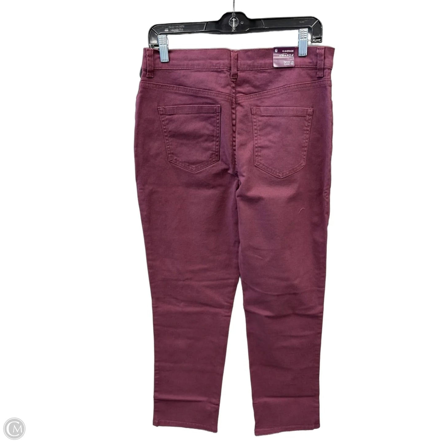 Jeans Straight By Gloria Vanderbilt In Purple, Size: 10