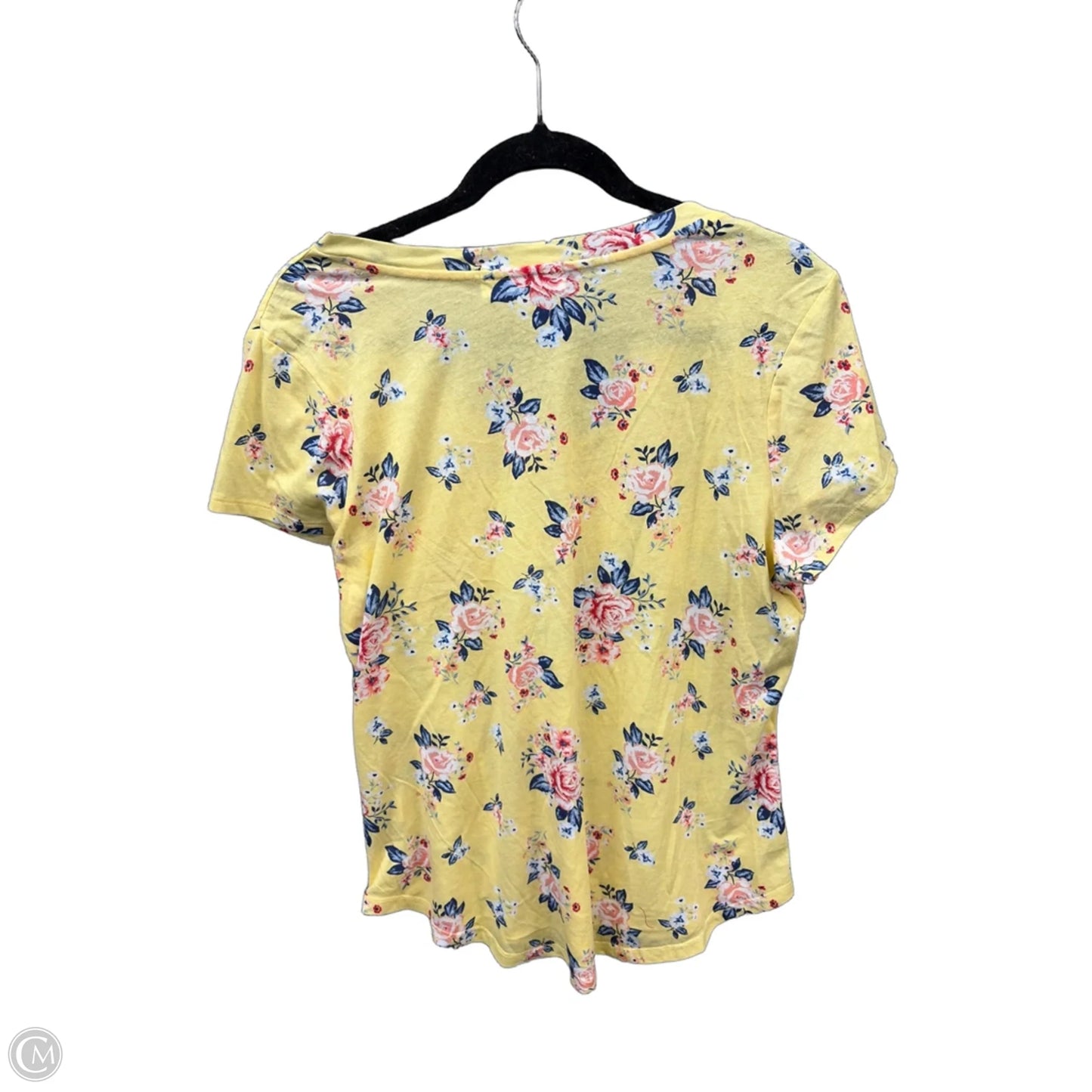 Top Short Sleeve By No Comment In Yellow, Size: Xl