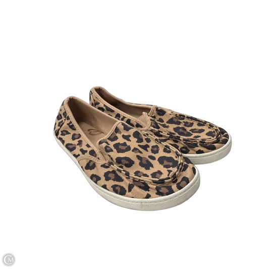 Shoes Flats By Time And Tru In Animal Print, Size: 7.5