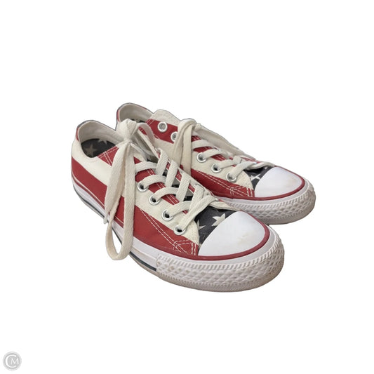 Shoes Sneakers By Converse In Blue & Red & White, Size: 6.5