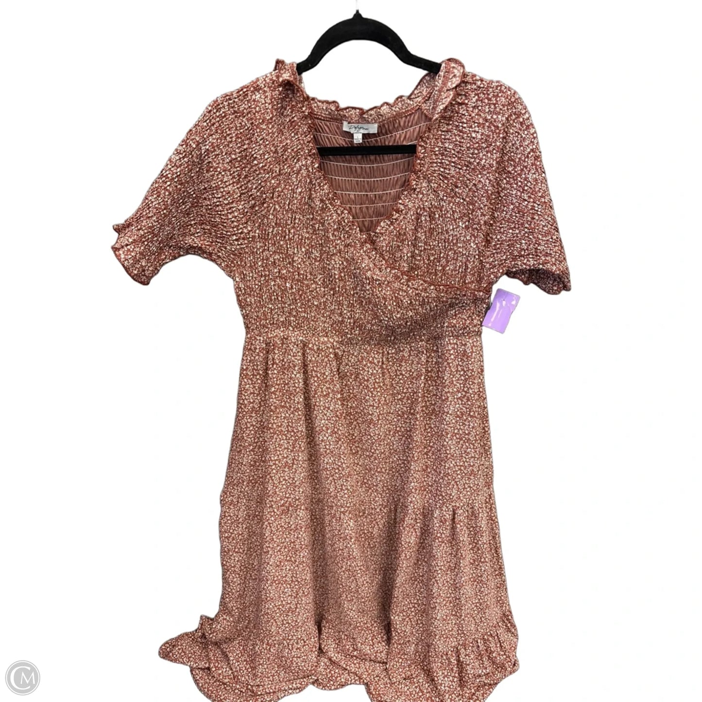 Dress Casual Midi By Polagram In Pink, Size: L
