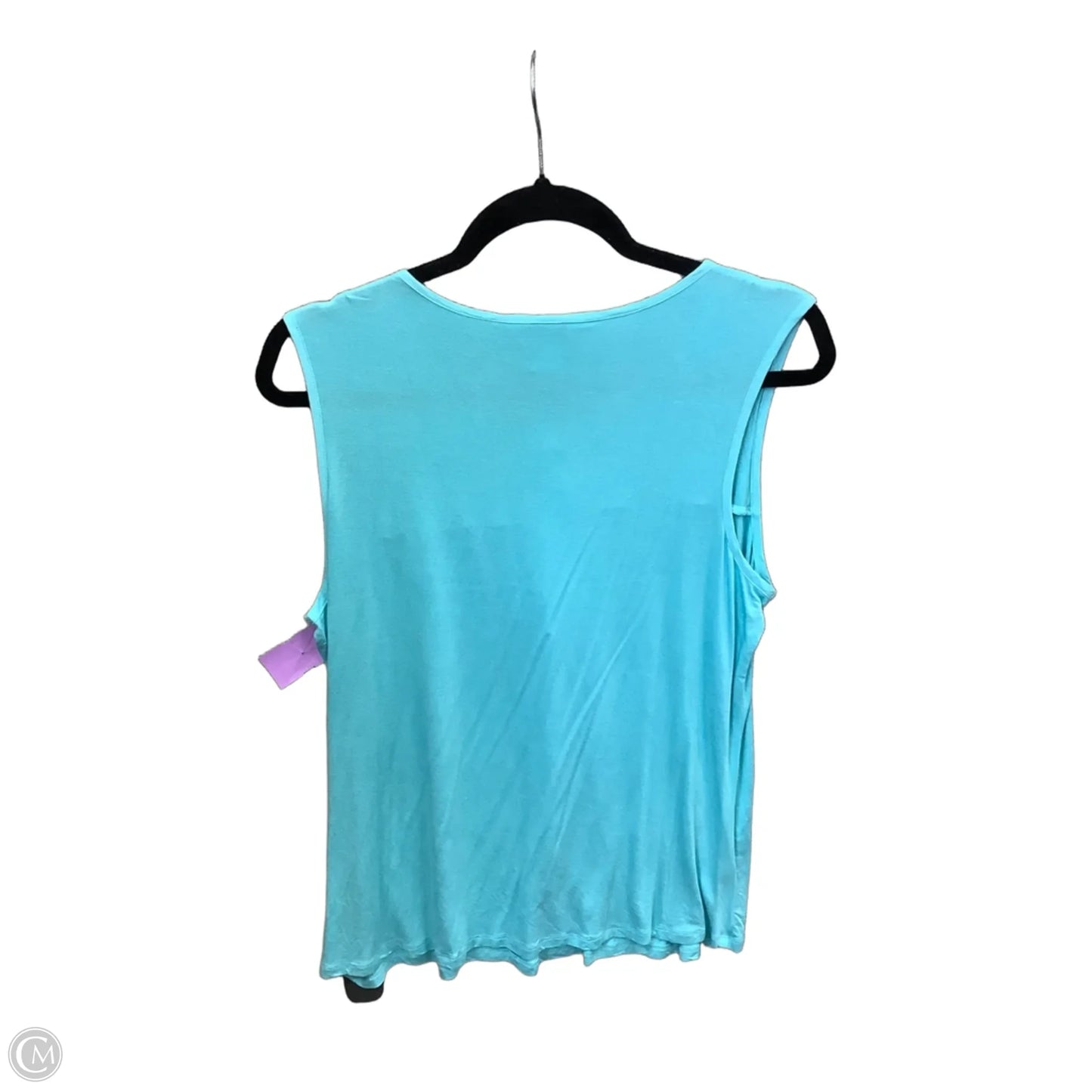 Top Sleeveless By Liz Claiborne In Blue, Size: L